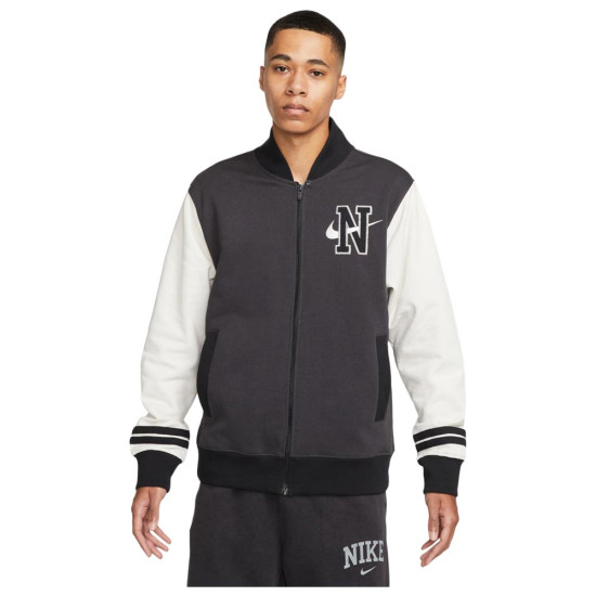 Nike Ανδρική ζακέτα Sportswear Retro FLC Varsity JKT BB Nike Ανδρική ζακέτα Sportswear Retro FLC Varsity JKT BB